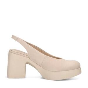NEW WONDERS women's slingback heels in nubuck palo